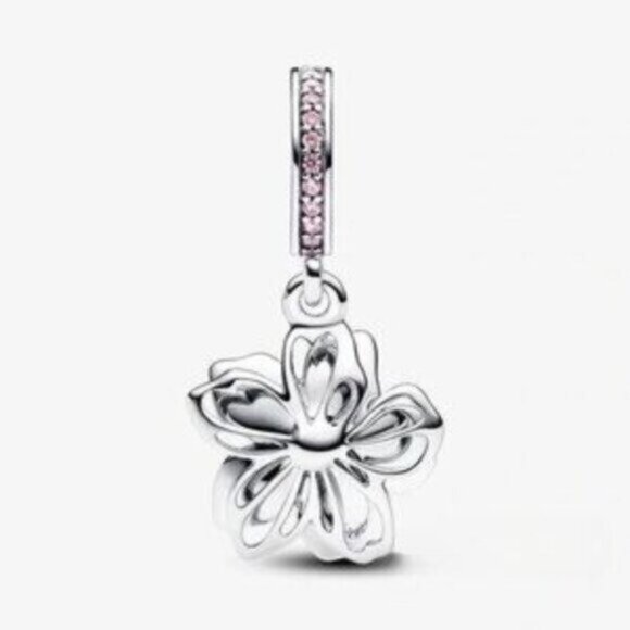 ✅New Pandora Cherry Blossom Dangle Charm - Picture 2 of 3